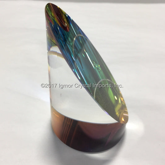 Crystal 846-80MM Decorative Desk Paperweight *Vitrail Medium*