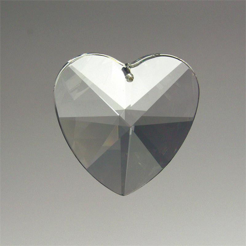 ASFOUR® Crystal<br>40mm Clear Heart Prism (Blemished)