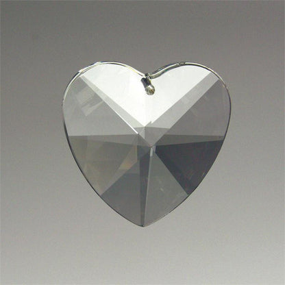 ASFOUR® Crystal<br>40mm Clear Heart Prism (Blemished)