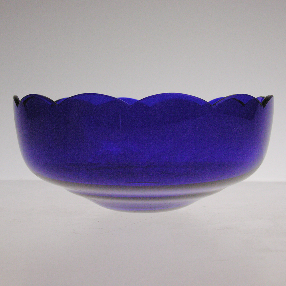 7" No Pin Cobalt Blue Crystal Bobeche