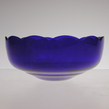 7" No Pin Cobalt Blue Crystal Bobeche