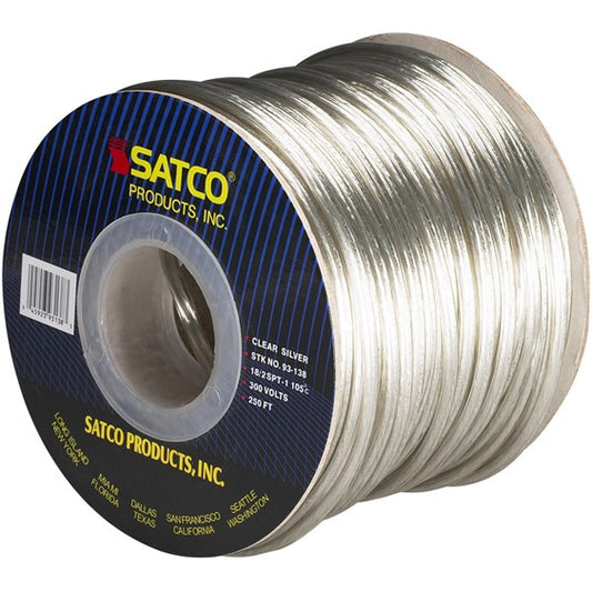 Clear Silver 250 ft. Spool Electrical Wire
