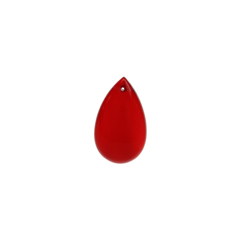 2-1/2" Colored Smooth Half Pear