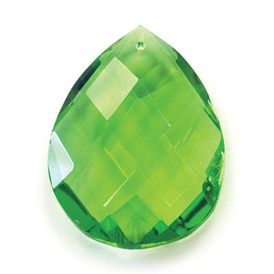 1 INCH APX PERIDOT ALMOND HAND CUT 