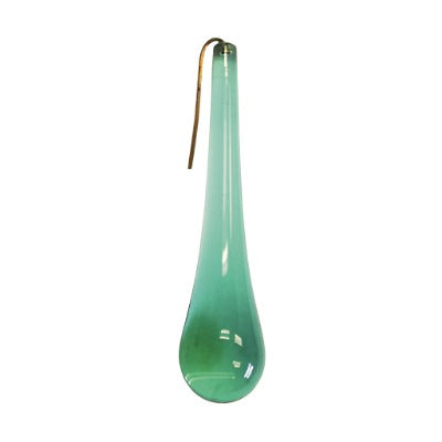 3 INCH EMERALD SMOOTH MURANO TEAR DROP 