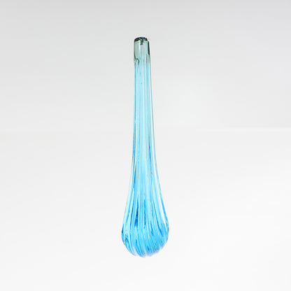 4" Colored Rippled Murano Raindrop