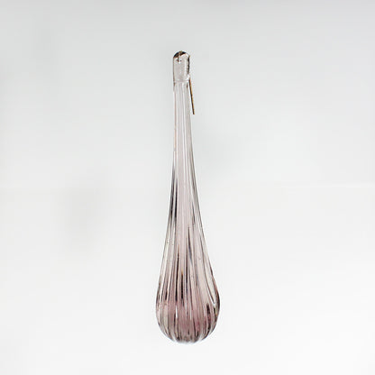 4" Colored Rippled Murano Raindrop