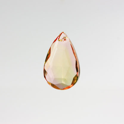 22mm 2-Tone Czech Crystal Colored Almond <br> Pack of 12