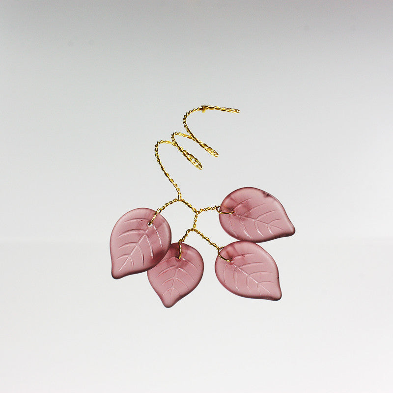 4 Czech Leaves Wired Together