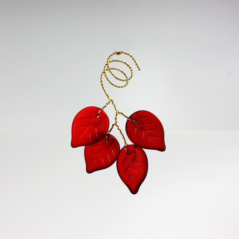 4 Czech Leaves Wired Together