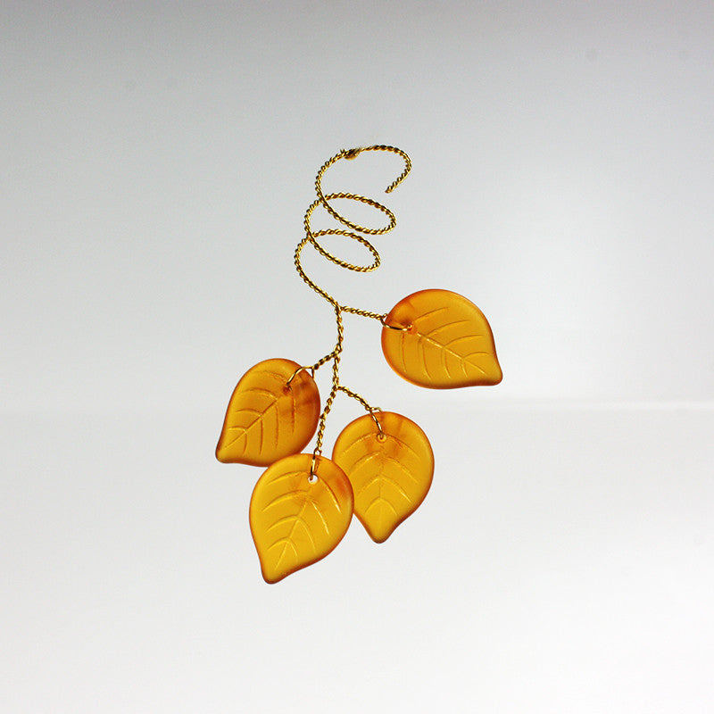 4 Czech Leaves Wired Together