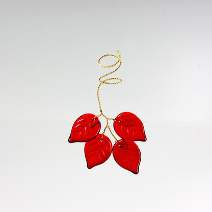 4 Czech Leaves Wired Together