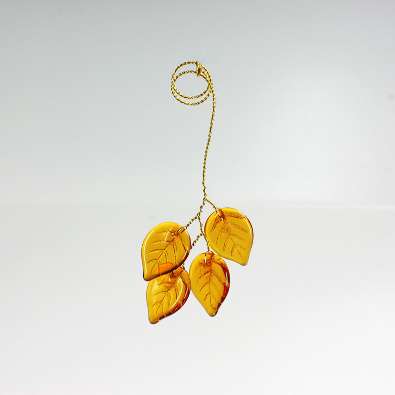 4 Czech Leaves Wired Together