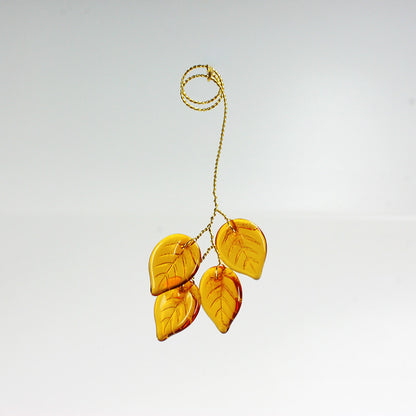 4 Czech Leaves Wired Together