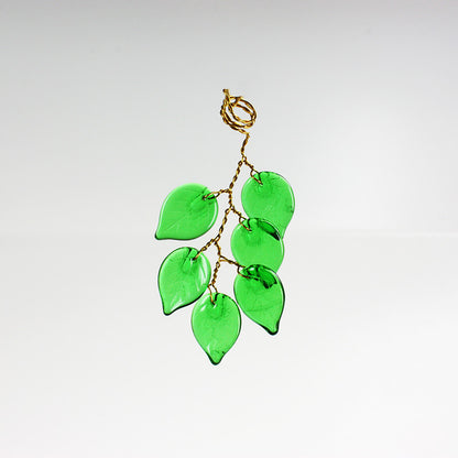 18 X 13mm Czech Leaves Wired Together