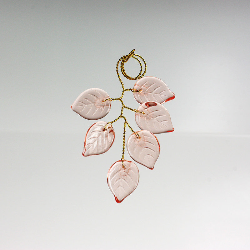 18 X 13mm Czech Leaves Wired Together