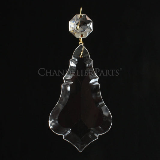 Czech Crystal Pendalogue w/ Top Bead