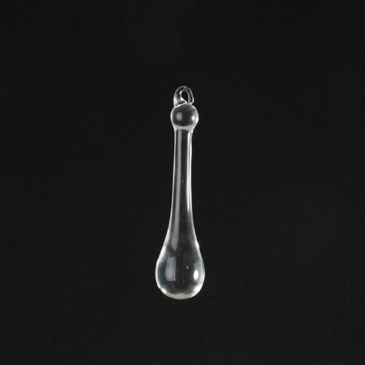 3" Clear Raindrop w/ Loop