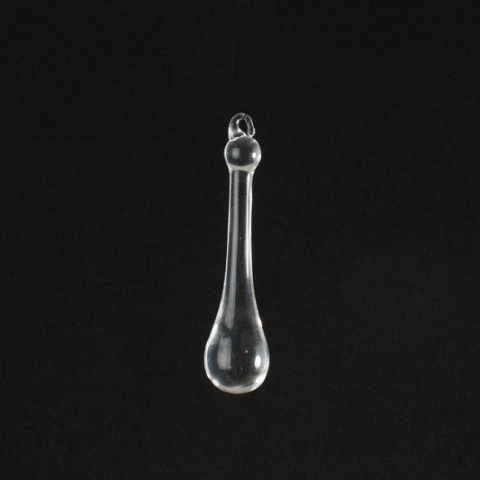 6" Clear Raindrop w/ Loop