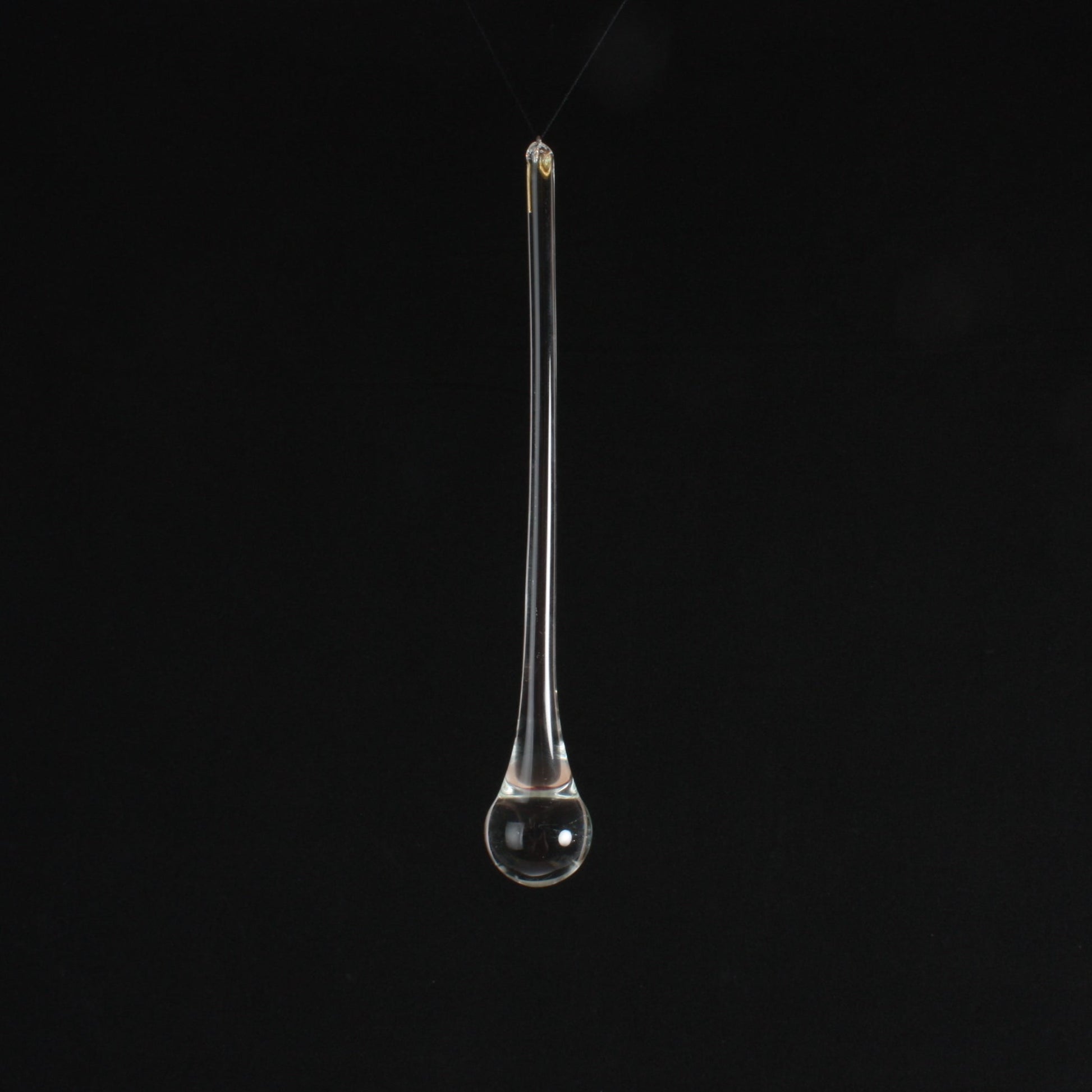 Quem Clear Handmade Glass Rain Drop-Shaped Candle, Modern Home Decor, –  Candyhill