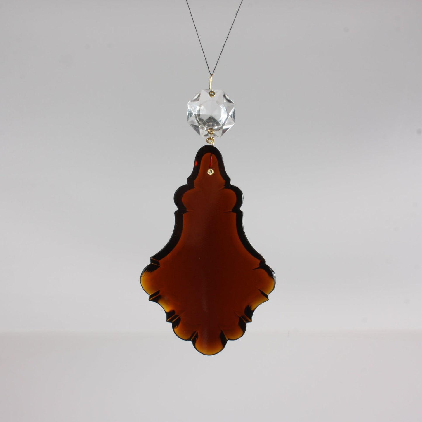 4" Colored Czech Crystal Pendalogue