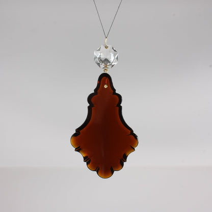 4" Colored Czech Crystal Pendalogue