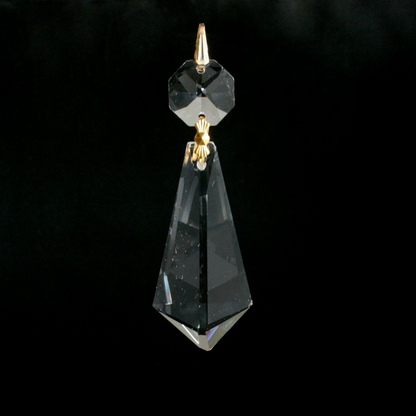 2" Triangle Prism w/ Top Bead