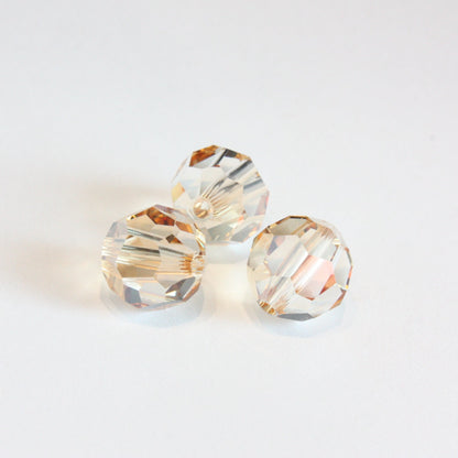 SWAROVSKI STRASS®<br>10mm Colored Faceted Round Bead