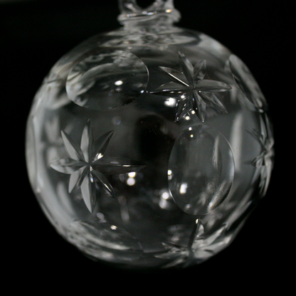 Crystal Star and Olive Cut Hollow Ball