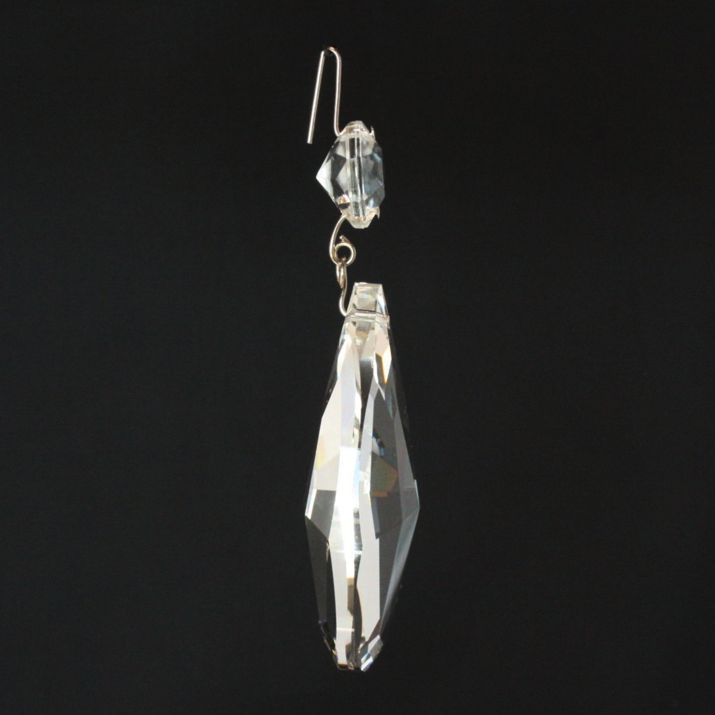 Turkish Crystal Teardrop w/ Top Bead