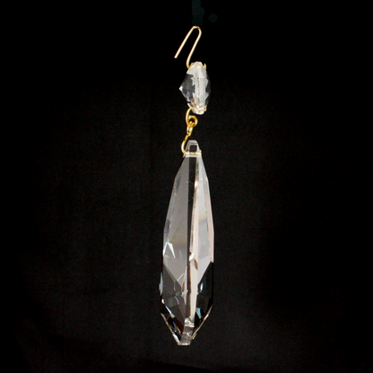 Turkish Diamond Prism w Top Bead (4 sizes)