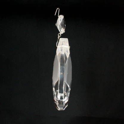 Czech Crystal Teardrop w/ Top Bead