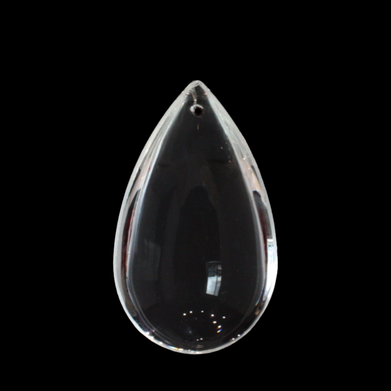 Smooth Half Pear w/ Top Bead