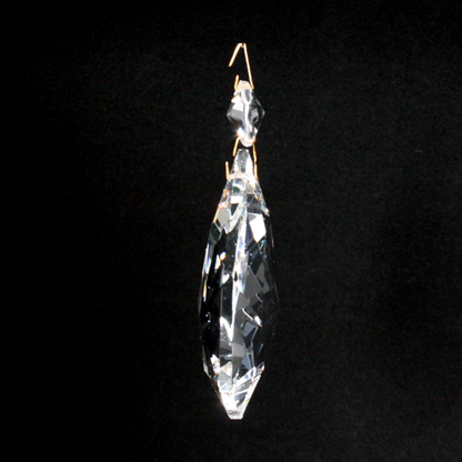Turkish Crystal 6-Sided Prism w/ Top Bead