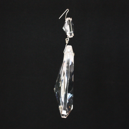 Czech Crystal Teardrop w/ Top Bead