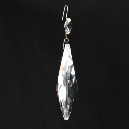 Crystal Full Cut Teardrop w/ Top Bead