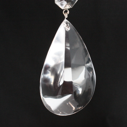 Czech Crystal Smooth Radiant Teardrop w/ Top Bead