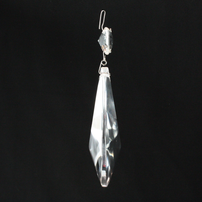 Czech Crystal Smooth Radiant Teardrop w/ Top Bead