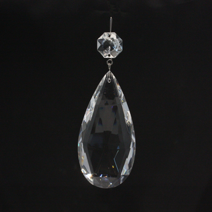 Turkish Crystal Full Cut Teardrop w/ Top Bead