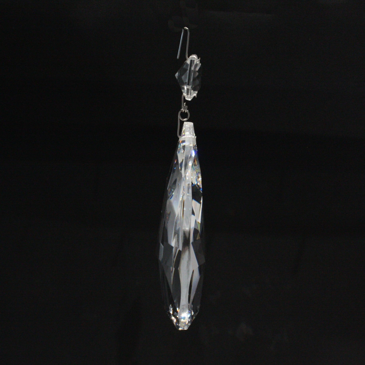 Turkish Crystal Full Cut Teardrop w/ Top Bead