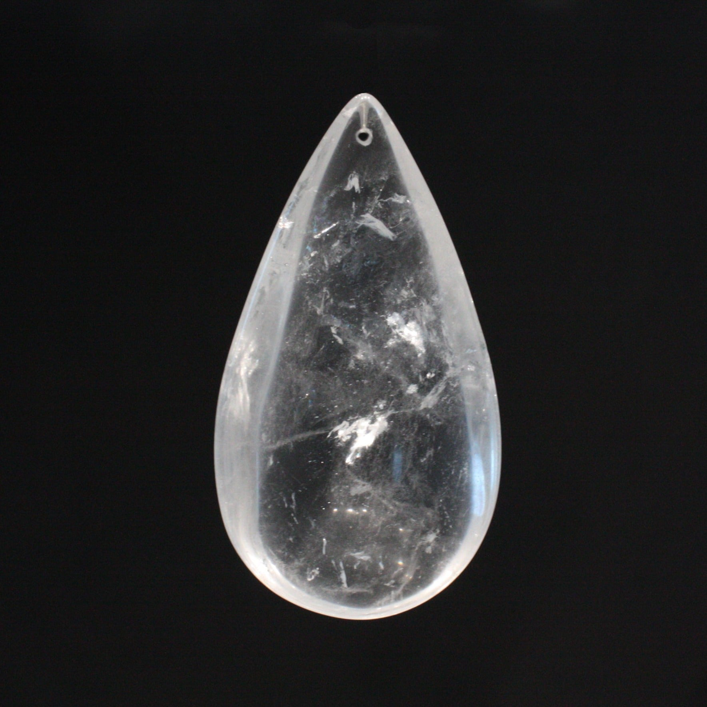 Rock Crystal Smooth Half Pear