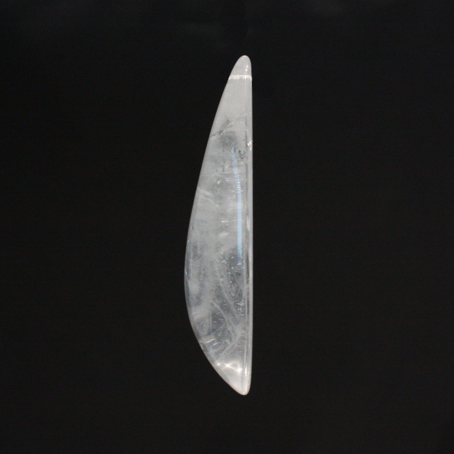 Rock Crystal Smooth Half Pear