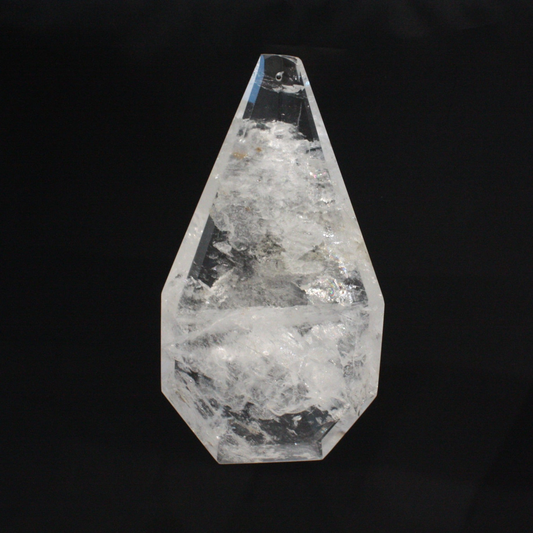 150mm Rock Crystal Full Cut Coffin Prism