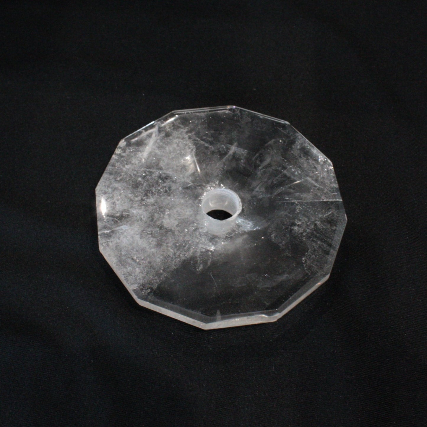 80mm No Pin Rock Crystal Bobeche
