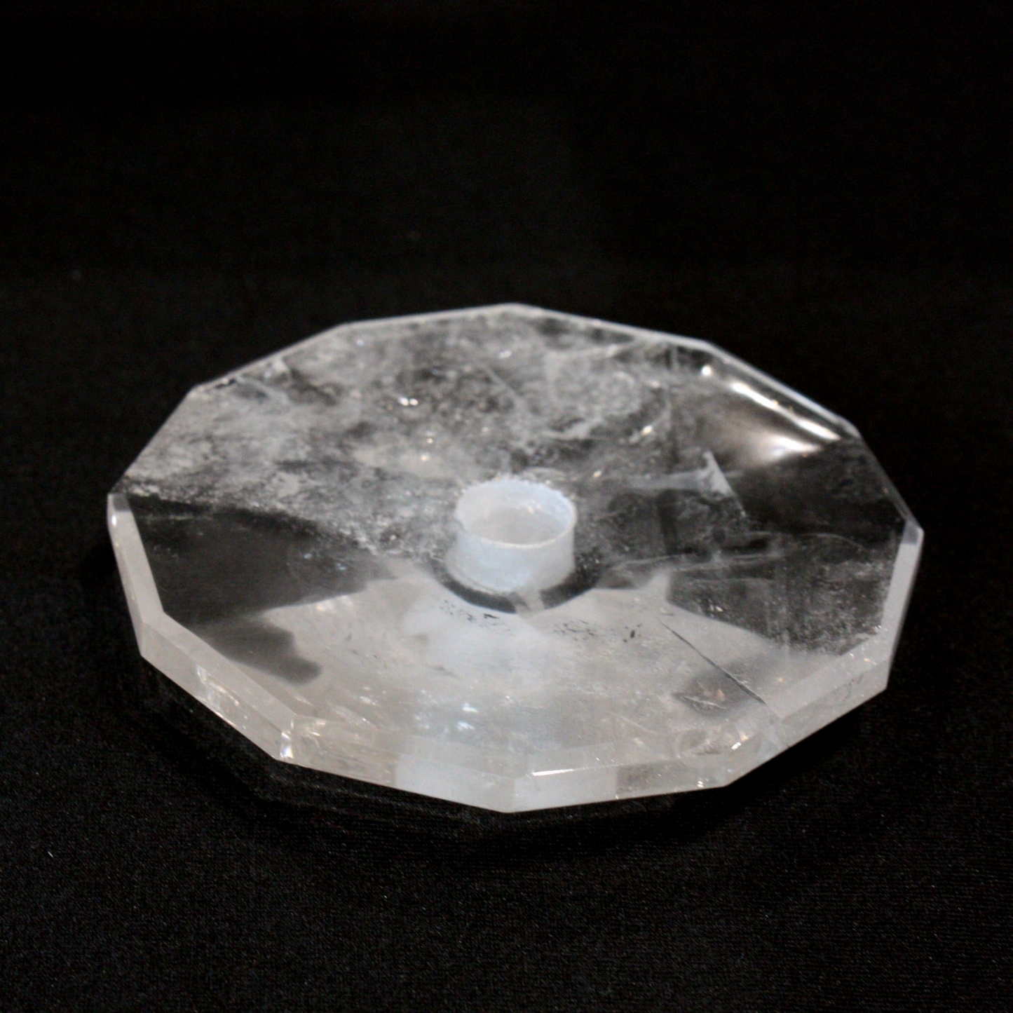 80mm No Pin Rock Crystal Bobeche