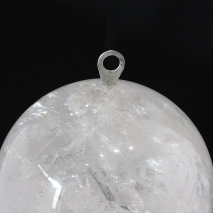 Rock Crystal Smooth Ball, Pilot Hole