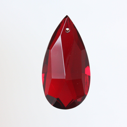 Czech 2 1/2" Colored Full Cut Teardrop