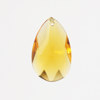 28mm Colored Full Cut Teardrop, no top bead