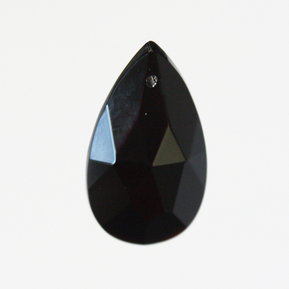 3" Colored Full Cut Teardrop, no top bead