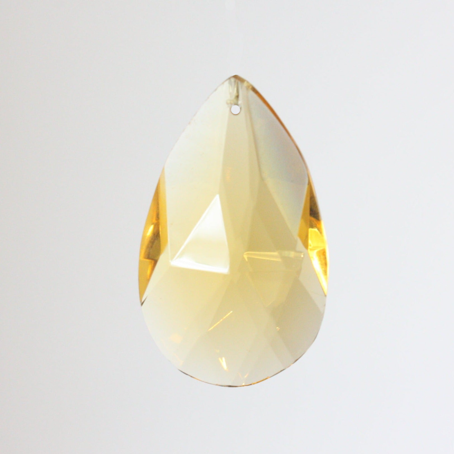 2" Colored Full Cut Teardrop, no top bead